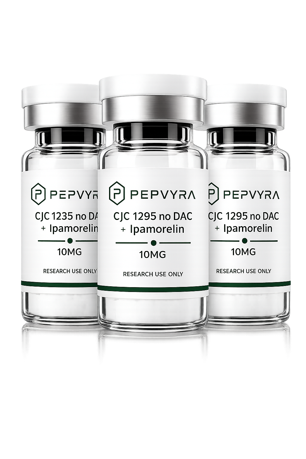 CJC-1295 No DAC + Ipamorelin Starter Package 5mg / 5mg • 3 Pack